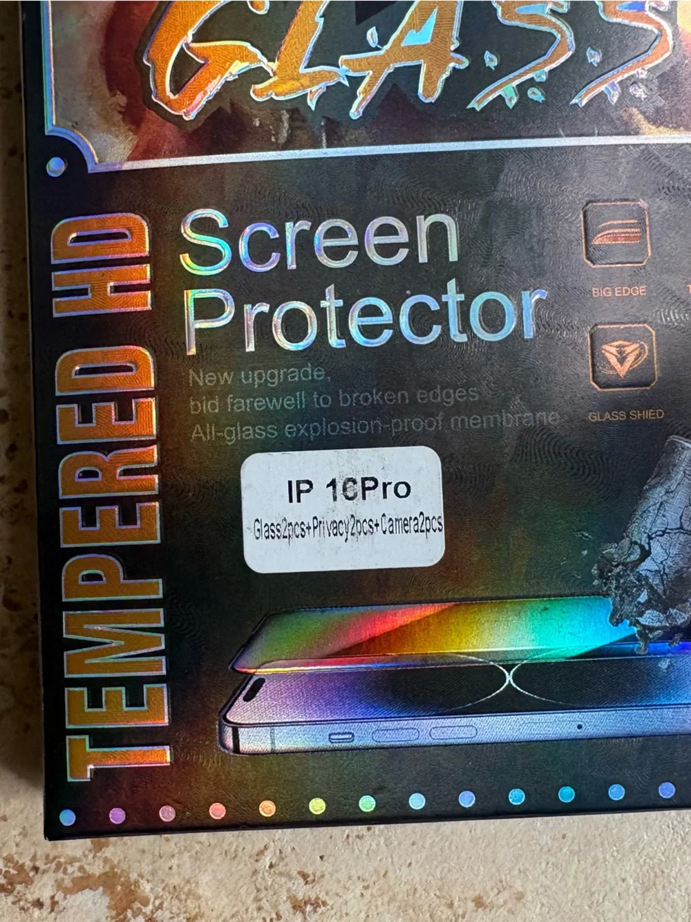 iPhone 16 Pro Protective Glass Kit